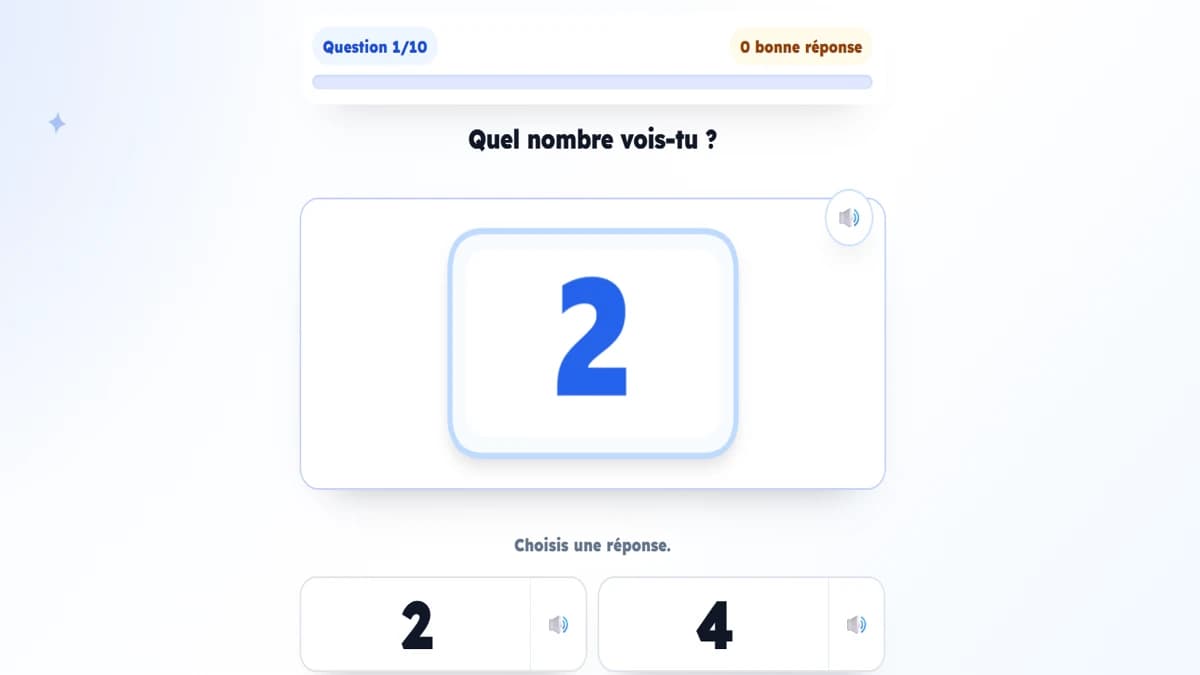 Découvre les chiffres : jeu de maths en action sur Ludigenie
