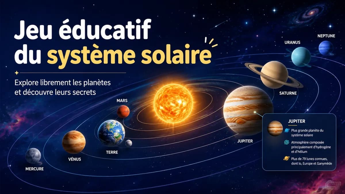 Système solaire : jeu de science et vie en action sur Ludigenie